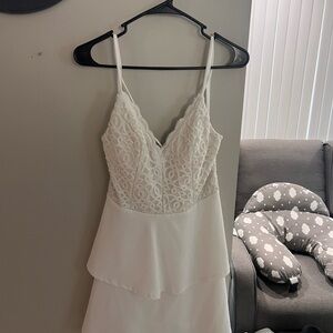 City Studio Ivory Lace Dress